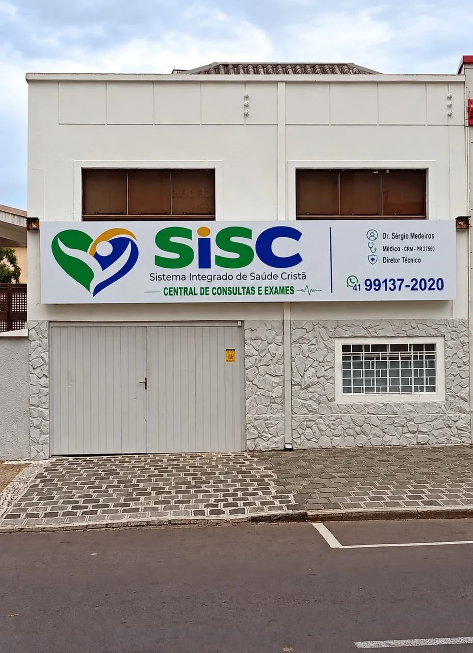 Fachada com identificação do SISC